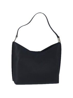 Authentic GUCCI Shoulder Bag Patent Leather Black Silver 001 3017 002058